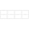 Ekena Millwork Set of Four Panels for 94 1/2"W x 28 1/4"H Fleming Fretwork Wainscot Wall Paneling WPKP14X01X47FMG - alternate 3